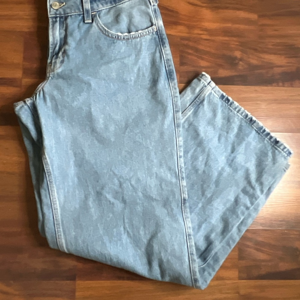 Hollister Low Rise Baggy Jeans W29 Size 8 | Y2K Wide Leg Baggy Denim